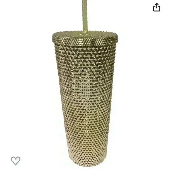 NWT Starbucks Gold Studded Tumbler Winter Holiday
Bling (24 oz - Venti) - Picture 2 of 5